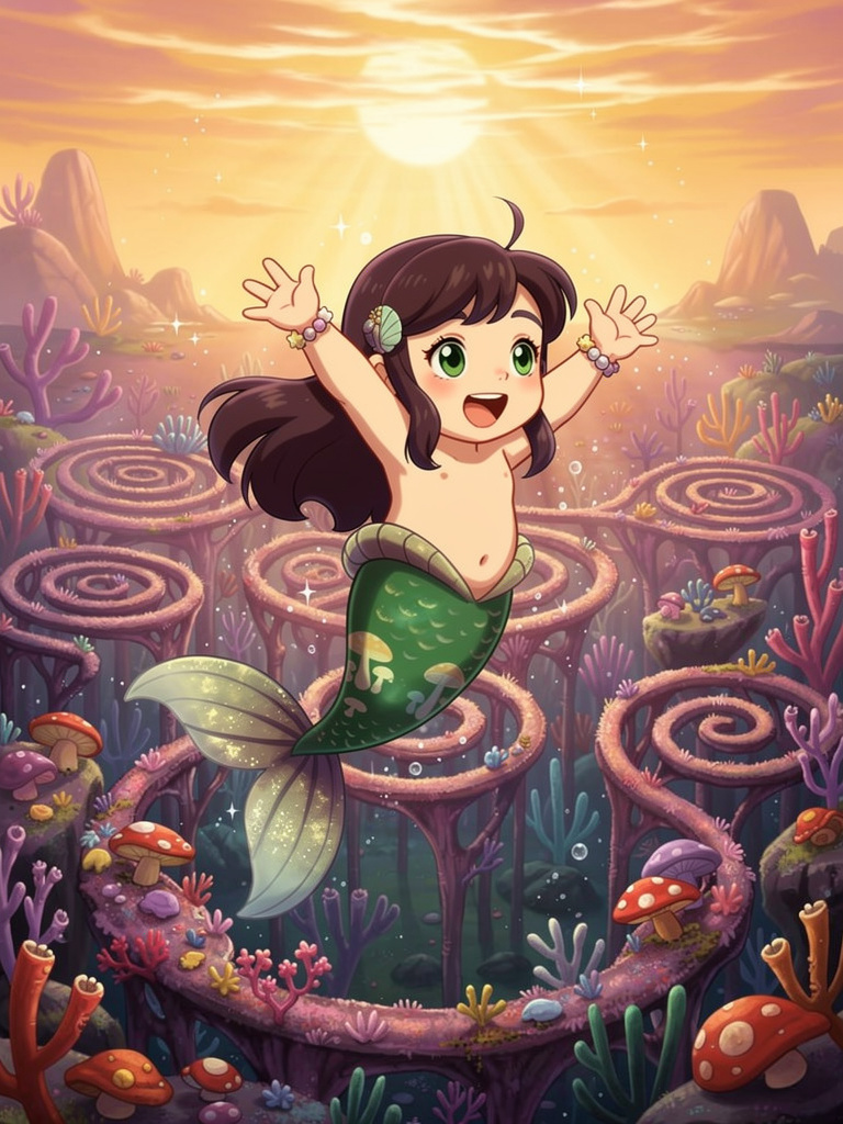 Cover of Echoes in the Coral Maze